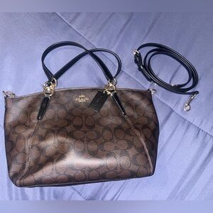 NWT COACH Signature Light Weight Small Kelsey Satchel Purse  (F28989)